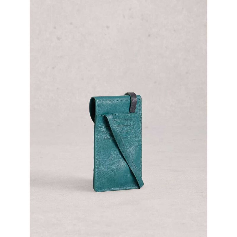 White Stuff Coco Weave Leather Phone Bag image number 3